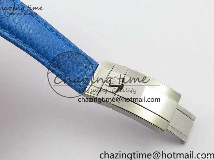 MiroTime 0215 Elegant Daytona 116519 OXF Best Edition Blue Dial on Blue Leather Strap A 3073